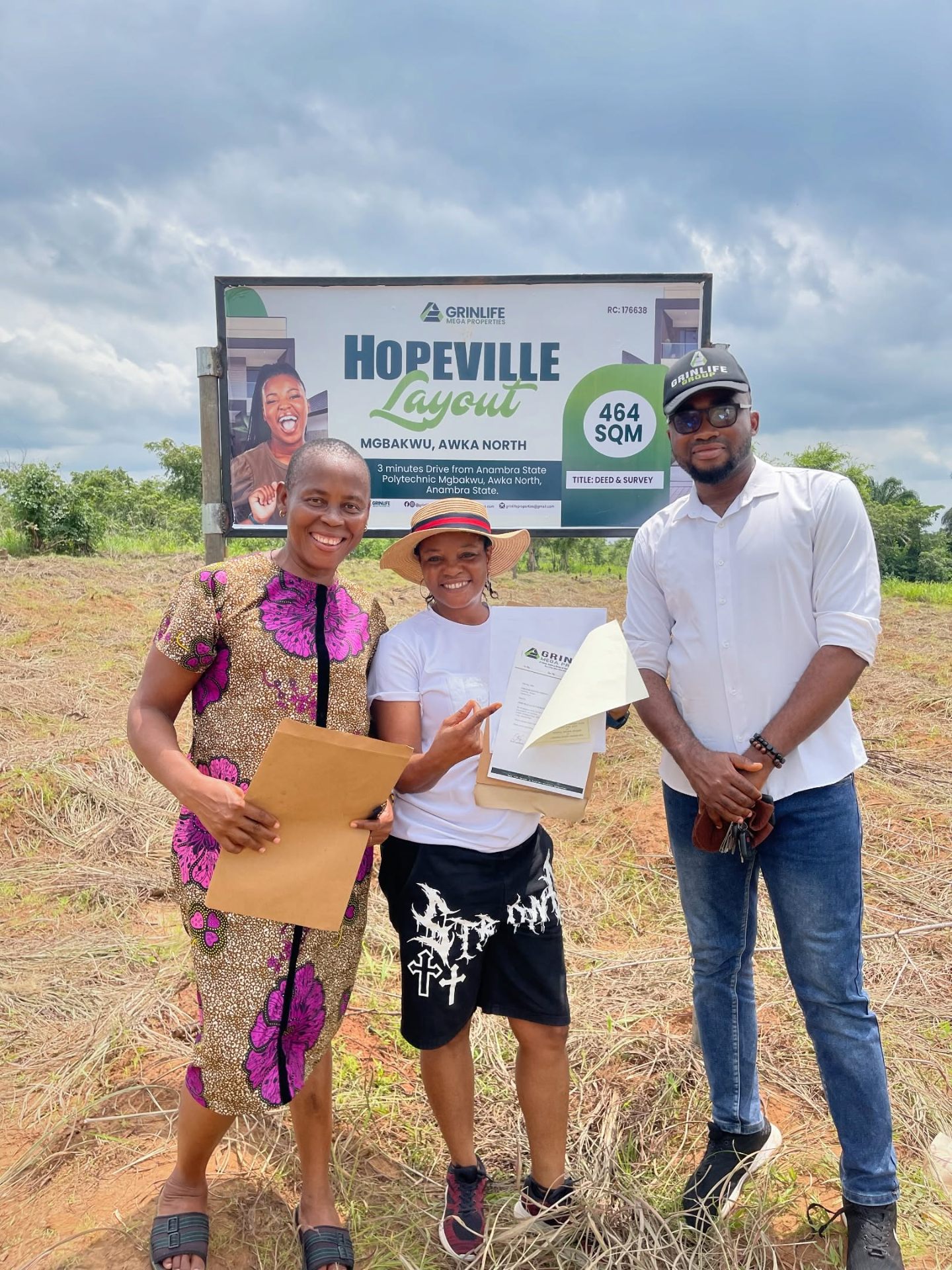 Hopeville Layout landowners on site at Mgbakwu, Awka North
